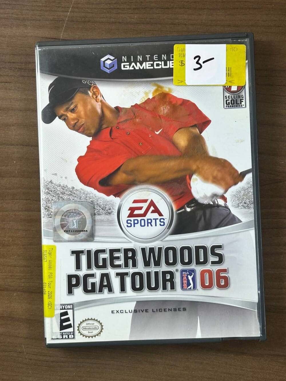 Tiger Woods PGA Tour 06 Nintendo GameCube Disc Manual Case 2005
